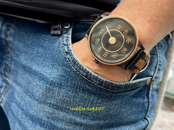 Laimer 24 Stunden Uhr Holz
